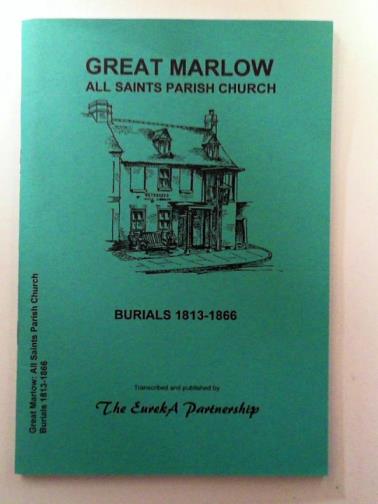  - Great Marlow All Saints Parish Church, burials 1813-1866