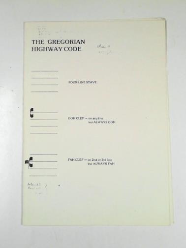  - The Gregorian highway code