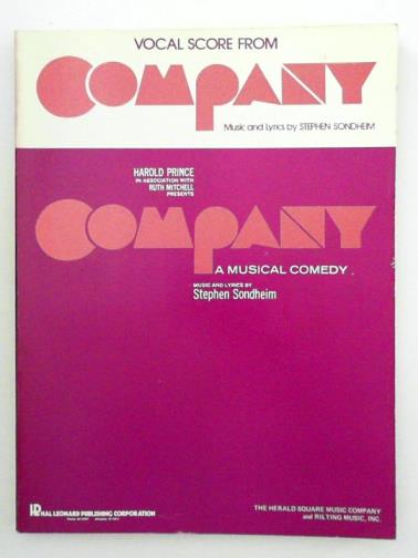 SONDHEIM, Stephen - Company: Vocal Score