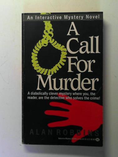 ROBBINS, Alan - A Call for Murder