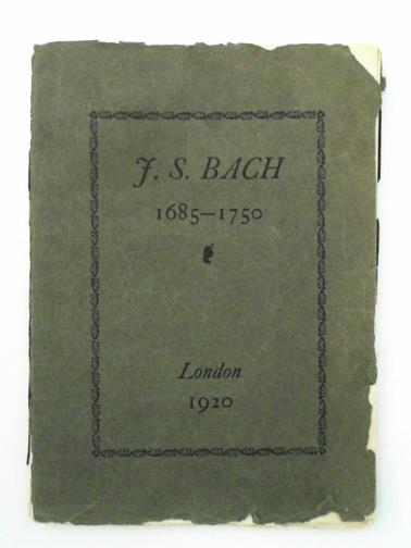  - The Bach Choir: forty-fourth season Bach Festival: programme and book of words