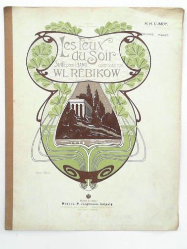 REBIKOW, Wl. - Les feux du soir: suite pour piano