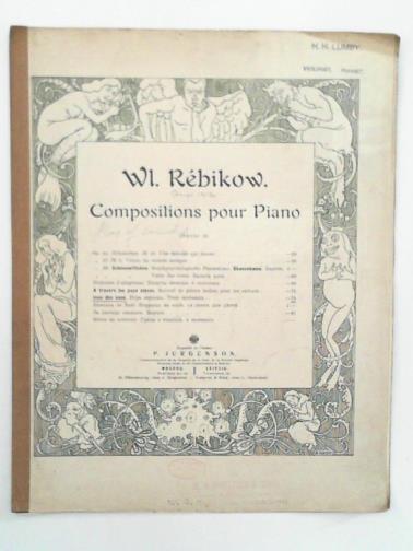 REBIKOW, Wl. - Compositions pour piano (serie  3)