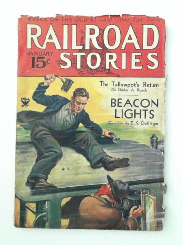 DELLINGER, E. S. & others - Railroad Stories, vol. XIII, no. 2, January, 1934