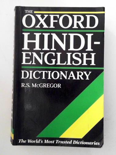 McGREGOR, R.S - The Oxford Hindi-English Dictionary