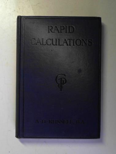 RUSSELL, A.H. - Rapid Calculations