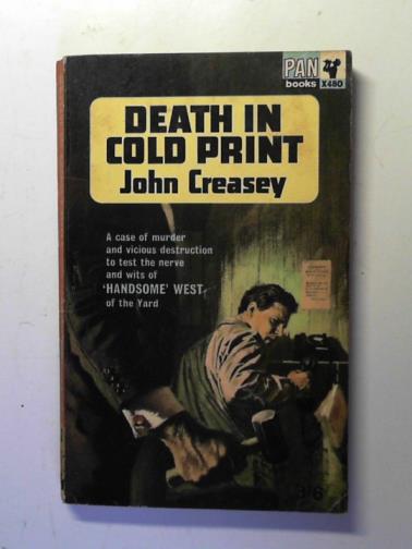 CREASEY, John - Death in Cold Print