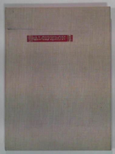 WRIGHT, F. A. (Translator) - Alciphron