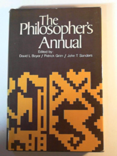 BOYER, David & others (Eds.) - The Philosopher's annual, Volume 2 - 1979