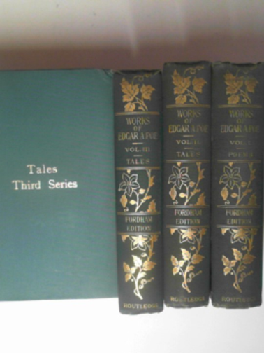POE, Edgard Allan - The works of Edgar Allan Poe, volumes 1-6