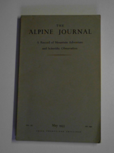 KEENLYSIDE, F.H. (ed) - The Alpine Journal, vol.LX (60), no.290, May 1955