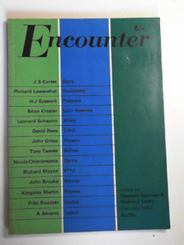 SPENDER, Stephen & LASKY, Melvin J. (eds) - Encounter, vol. XXIV (24), no. 2, February 1965