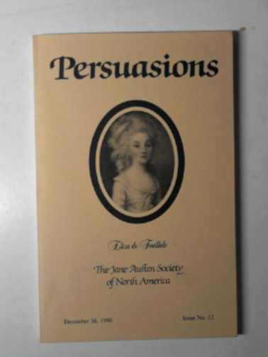 KOPPEL, Gene (ed) - Persuasions: the Jane Austen Society of North America, issue no.12, December 16, 1990