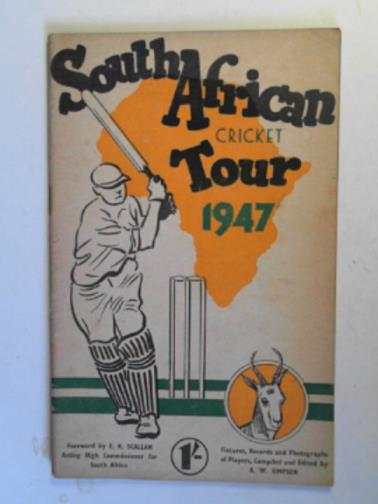 SIMPSON, A.W - South African cricket tour, 1947.