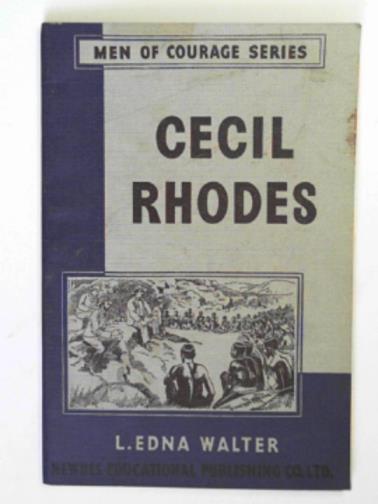 WALTER, Lavinia Edna - Cecil Rhodes