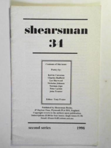 FRAZER, Tony (ed) - Shearsman 34, second series 1998