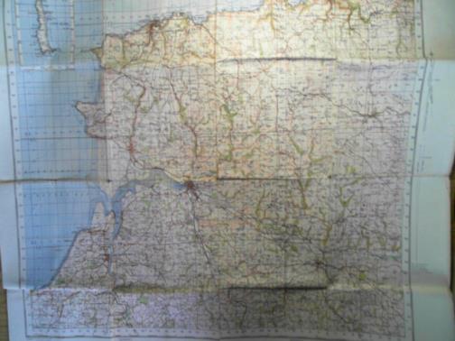 ORDNANCE SURVEY - Barnstaple: England & Wales, sheet 118, 5th (relief) edition, War revision 1940