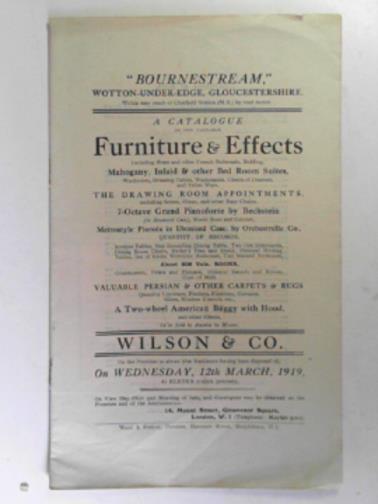 WILSON & CO - 
