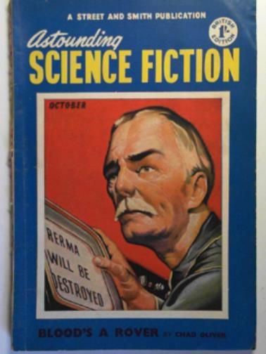 OLIVER, Chad & others - Astounding Science Fiction, vol.VIII, No.10 (British edition), October 1952