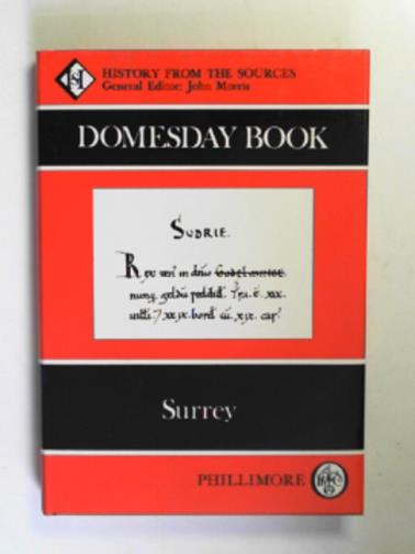 MORRIS, John (ed) - The Domesday Book, 3: Surrey