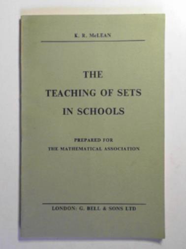 McLEAN, K.R - The teaching of sets in schools