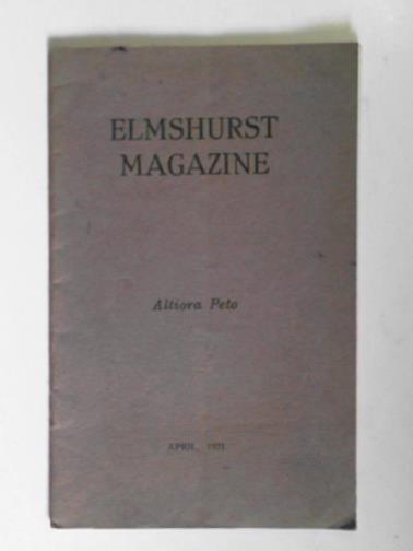 RUSSELL, Marion & others - Elmshurst Magazine, April 1921