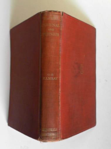 RAMSAY, G.G. (translation) - Juvenal and Persius