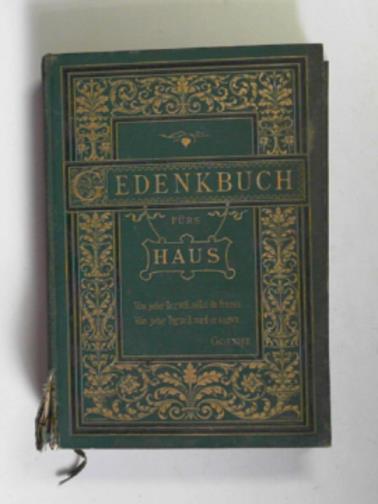  - Gedenkbuch furs haus