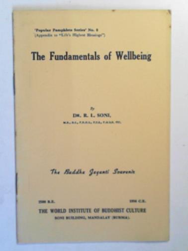 SONI, R.L. - The fundamentals of wellbeing