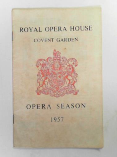 ROYAL OPERA HOUSE - Opera Season 1957: Rigoletto (8th May 1957)