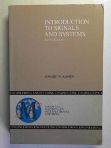 KAMEN, Edward W. - Introduction to signals and systems