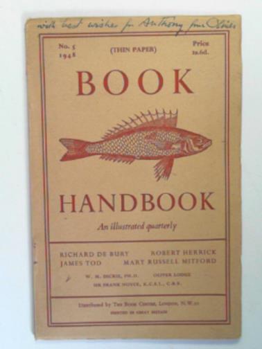 HORROX, Reginald (ed) - Book handbook: an illustrated quarterly for owners and collectors of books, no. 5