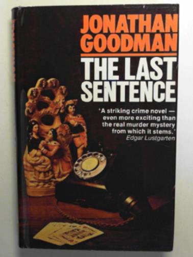 GOODMAN, Jonathan - The last sentence