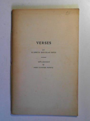 REID, Elspeth Douglas - Verses