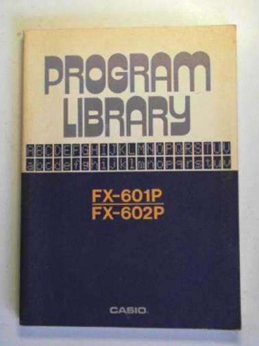 CASIO - Program library: FX-601P, FX-602P