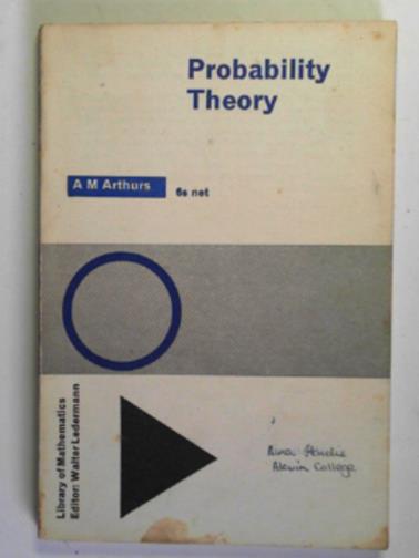 ARTHUR, A. M. - Probability theory