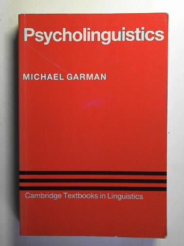 GARMAN, Michael - Psycholinguistics