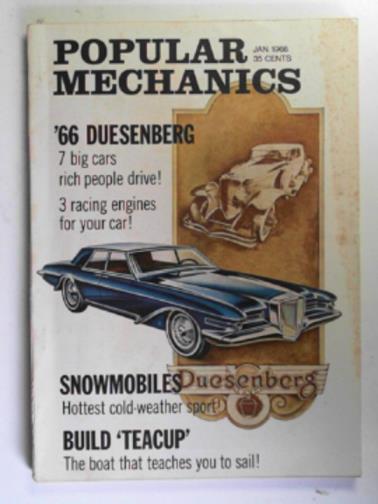 LINKLETTER, John A (ed) - Popular Mechanics, vol.125, no.1, January 1966.