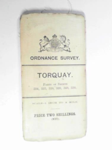 ORDNANCE SURVEY - Torquay [parts of sheets 324, 325, 338, 339, 349, 350]; scale 1 inch to a mile