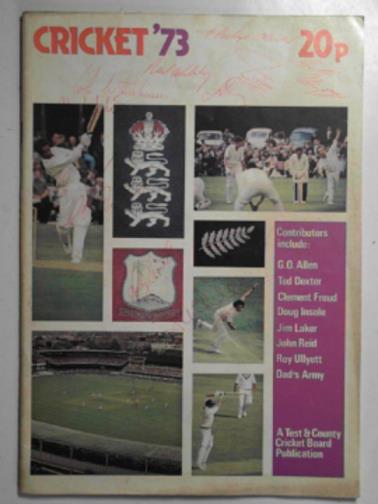 BAILEY, J. A. & ROE, R. J. (eds) - Cricket '73