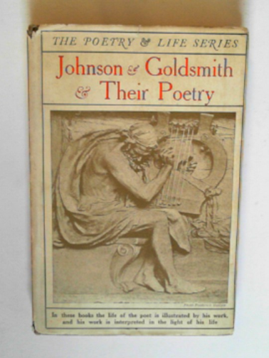 HUDSON, William Henry - Johnson & Goldsmith & their poetry