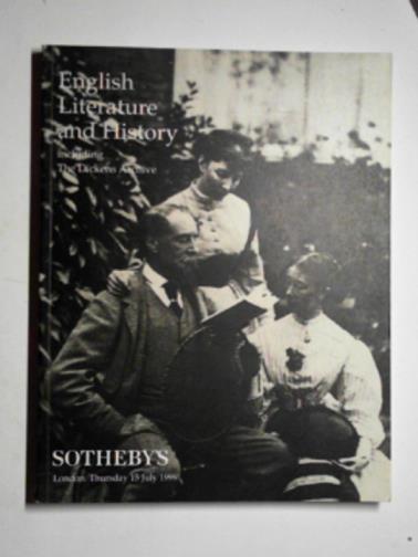 SOTHEBY'S - English literature and history, including the Dickens Archive