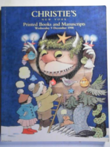 CHRISTIE'S - Printed books and documents (9 Dec, 1998)
