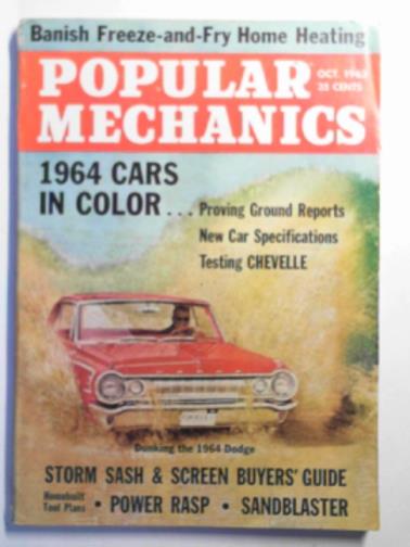 - Popular Mechanics, vol.120, no.4, October 1963: 1964 cars in colour