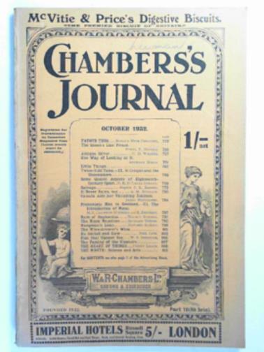MUIR-FERGUSON, Ronald & others - Chambers's Journal, part 10 (8th series), October 1932