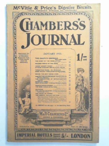 CARR, Wallace & others - Chambers's Journal, Part 13 (8th series) January 1933