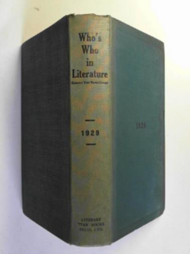 MEREDITH, Mark (ed) - Who's who in literature (1929 edition) (Literary Year Books Group)