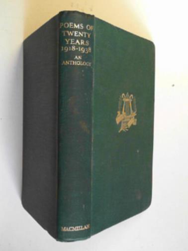 WOLLMAN, Maurice (ed) - Poems of twenty years: an anthology 1918-1938