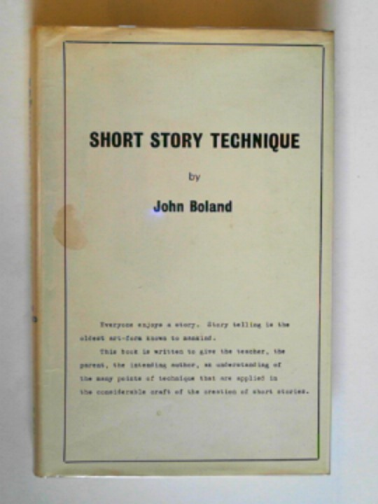 BOLAND, John - Short story technique