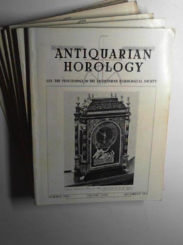 STREET, Eric & others (eds) - Antiquarian Horology and the proceedings of the Antiquarian Horological Society, volume 9, December 1974 - September 1976, + index
